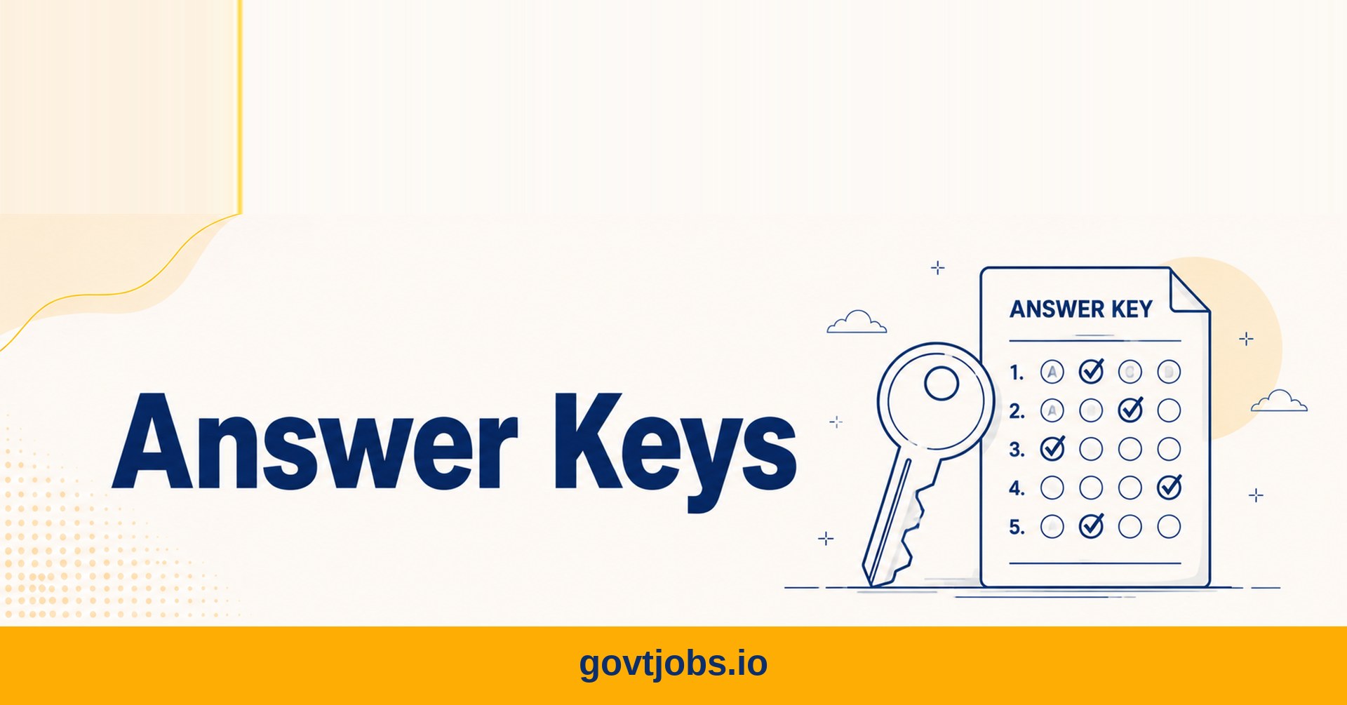 Answer Keys 2026 — official answer keys and objection windows